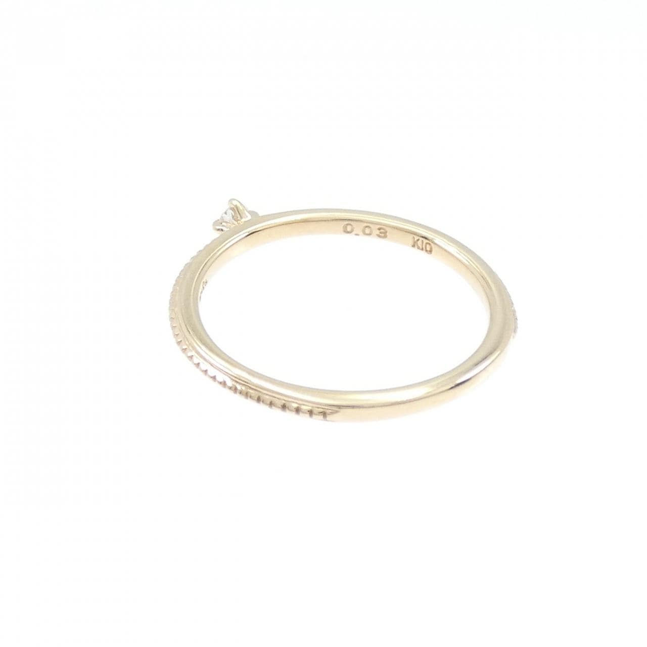 アガット ダイヤモンド リング 0.03CT