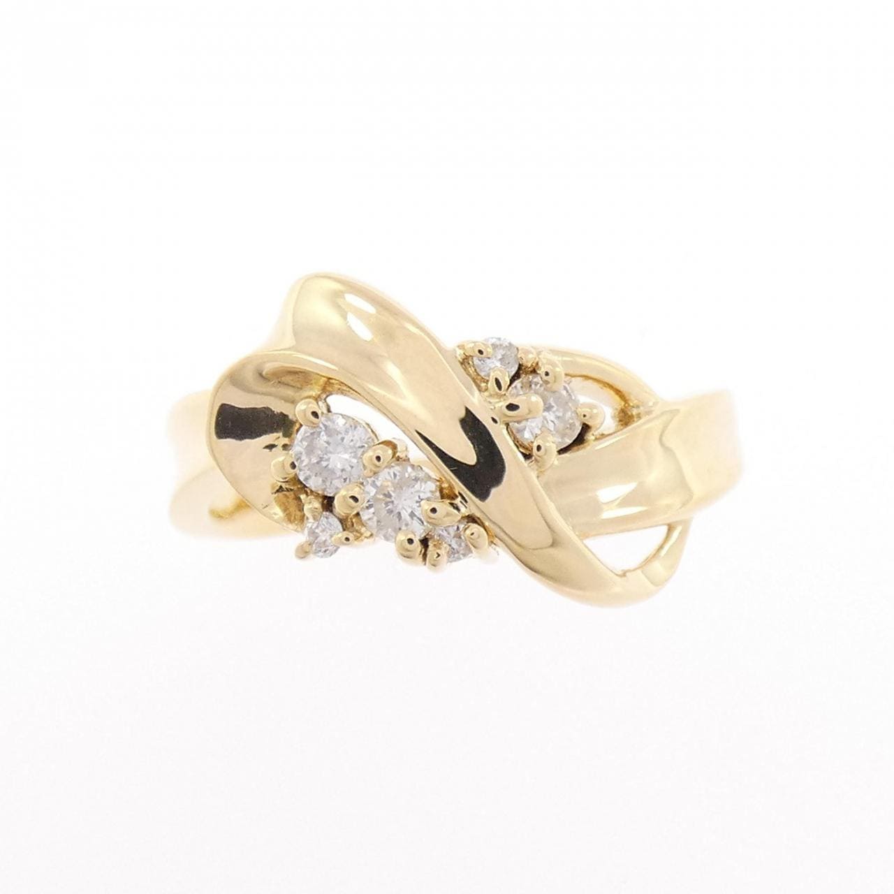K18YG ダイヤモンド リング 0.20CT