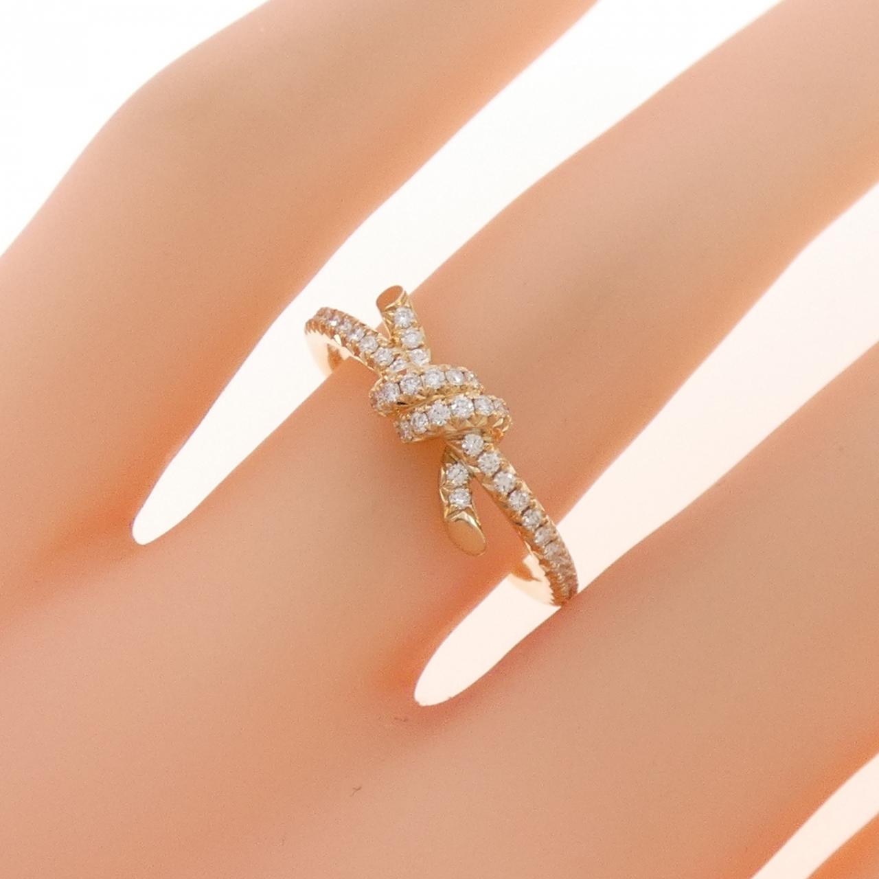 ティファニー ノット リング 0.19CT