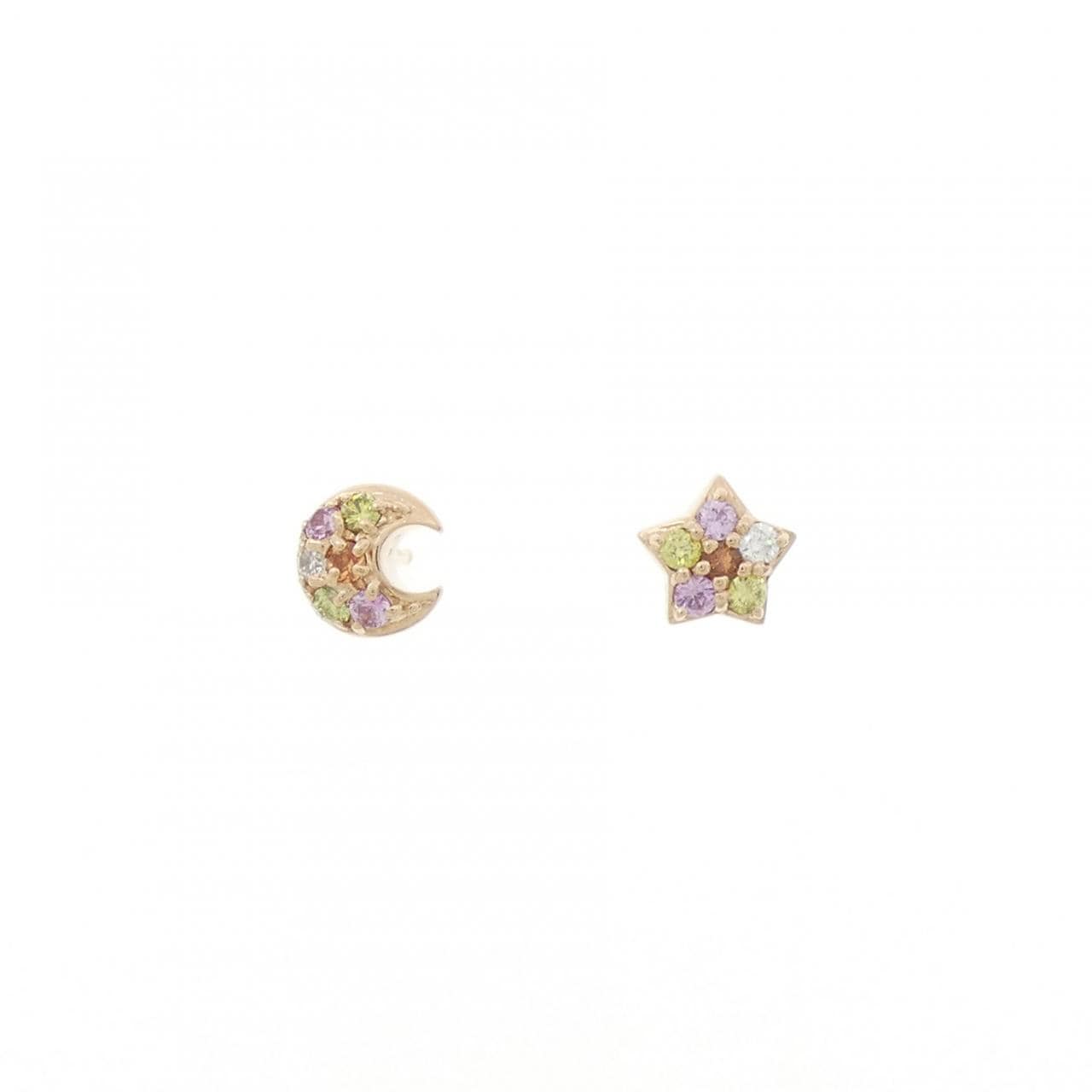 ポンテヴェキオ サファイヤ ピアス 0.12CT