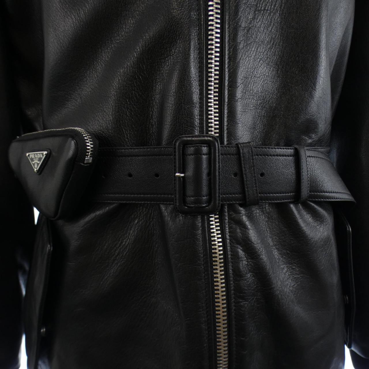 コメ兵｜プラダ PRADA レザーコート｜PRADA｜メンズファッション