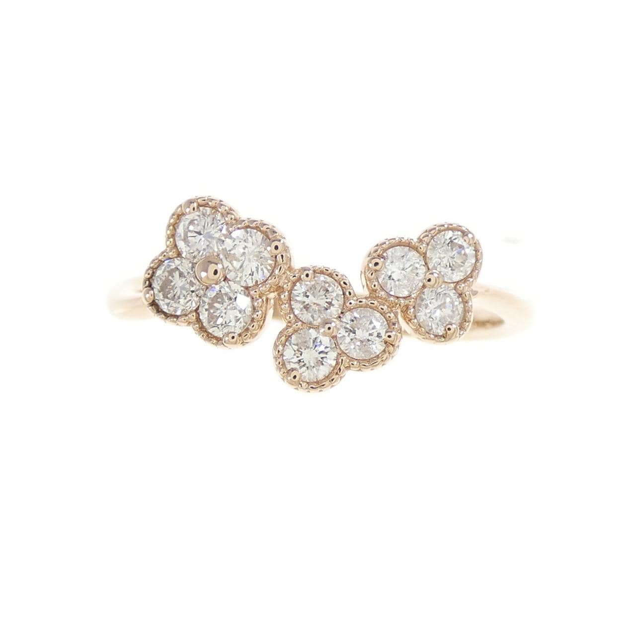 K18PG ダイヤモンド リング 0.36CT