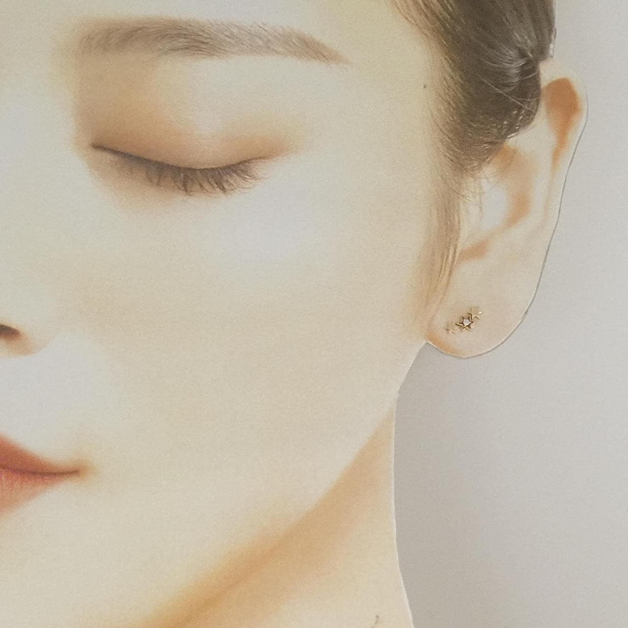 スタージュエリー ダイヤモンド ピアス 0.08CT 片耳