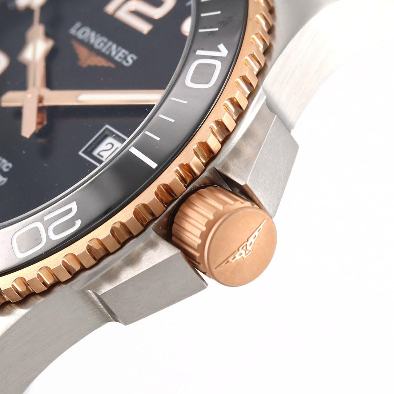 [新品] LONGINES HydroConquest PG Combi L3.782.3.58.7 SSxGP自動上弦