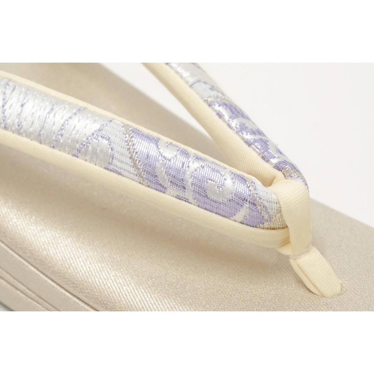 【新品】草履バッグセット　白梅　Ｌサイズ