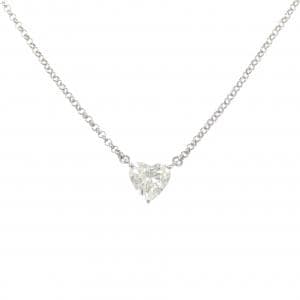 PT900/PT850 ダイヤモンド ネックレス 0.787CT K SI2 ハートシェイプ