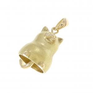 K18YG キャット ペンダント