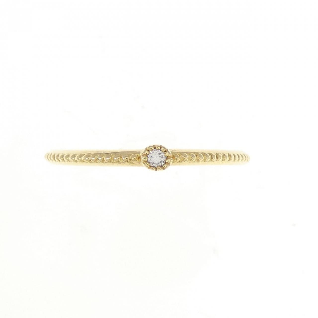 K18YG ダイヤモンド リング 0.03CT
