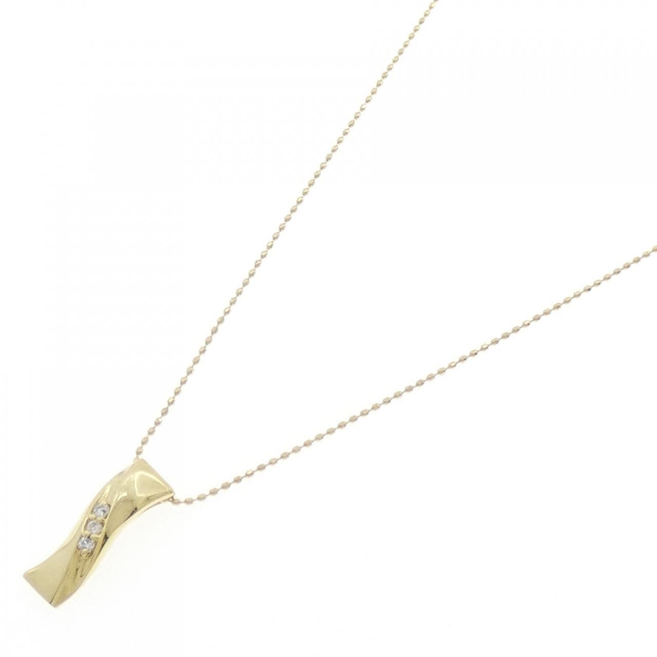 K18YG ダイヤモンド ネックレス 0.05CT