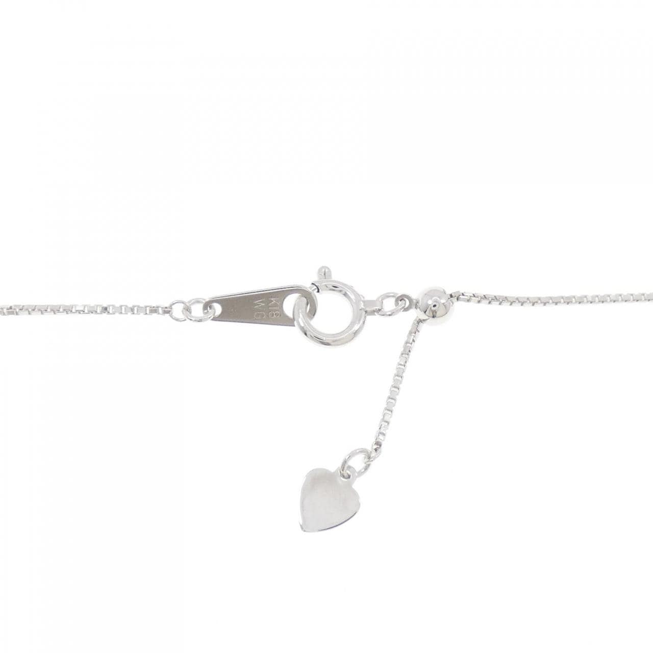 K18WG パライバトルマリン ネックレス 0.25CT