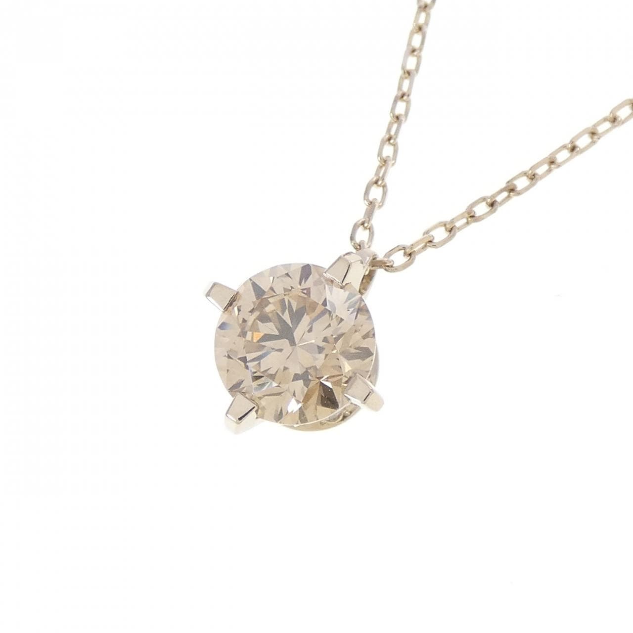 カシケイ ソリティア ネックレス 0.71CT