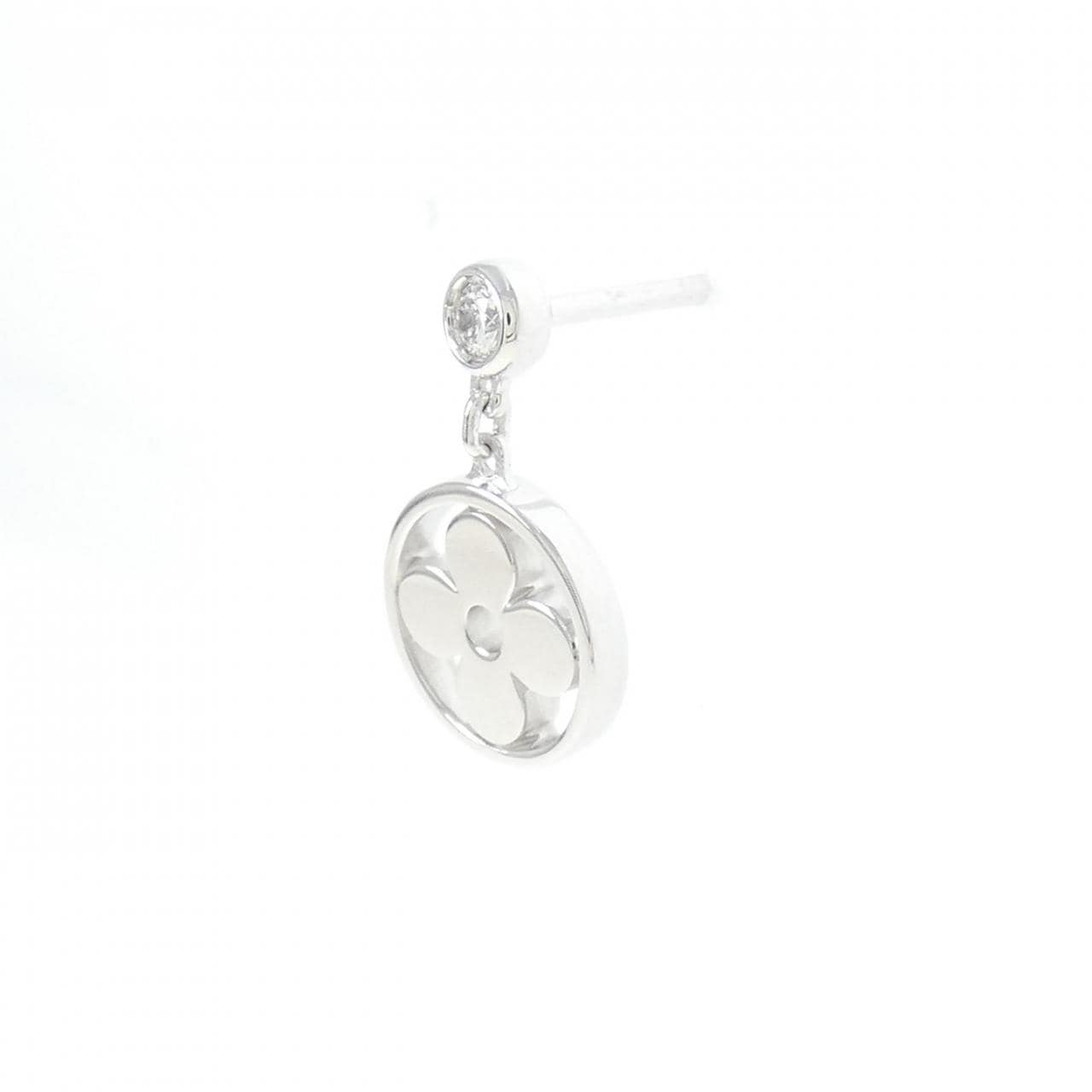 LOUIS VUITTON Vuitton Monogram Earrings One Ear