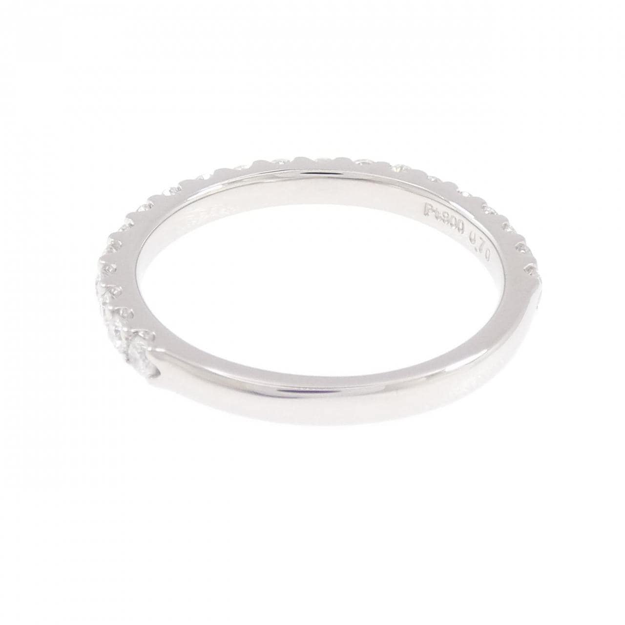 PT900 ハーフエタニティ ダイヤモンド リング 0.70CT
