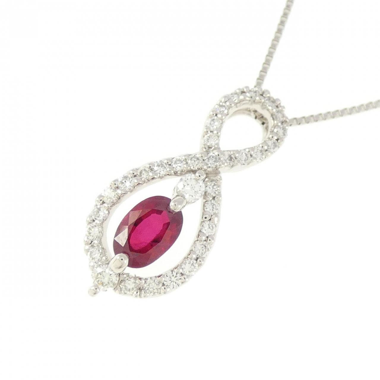 PT ルビー ネックレス 0.51CT