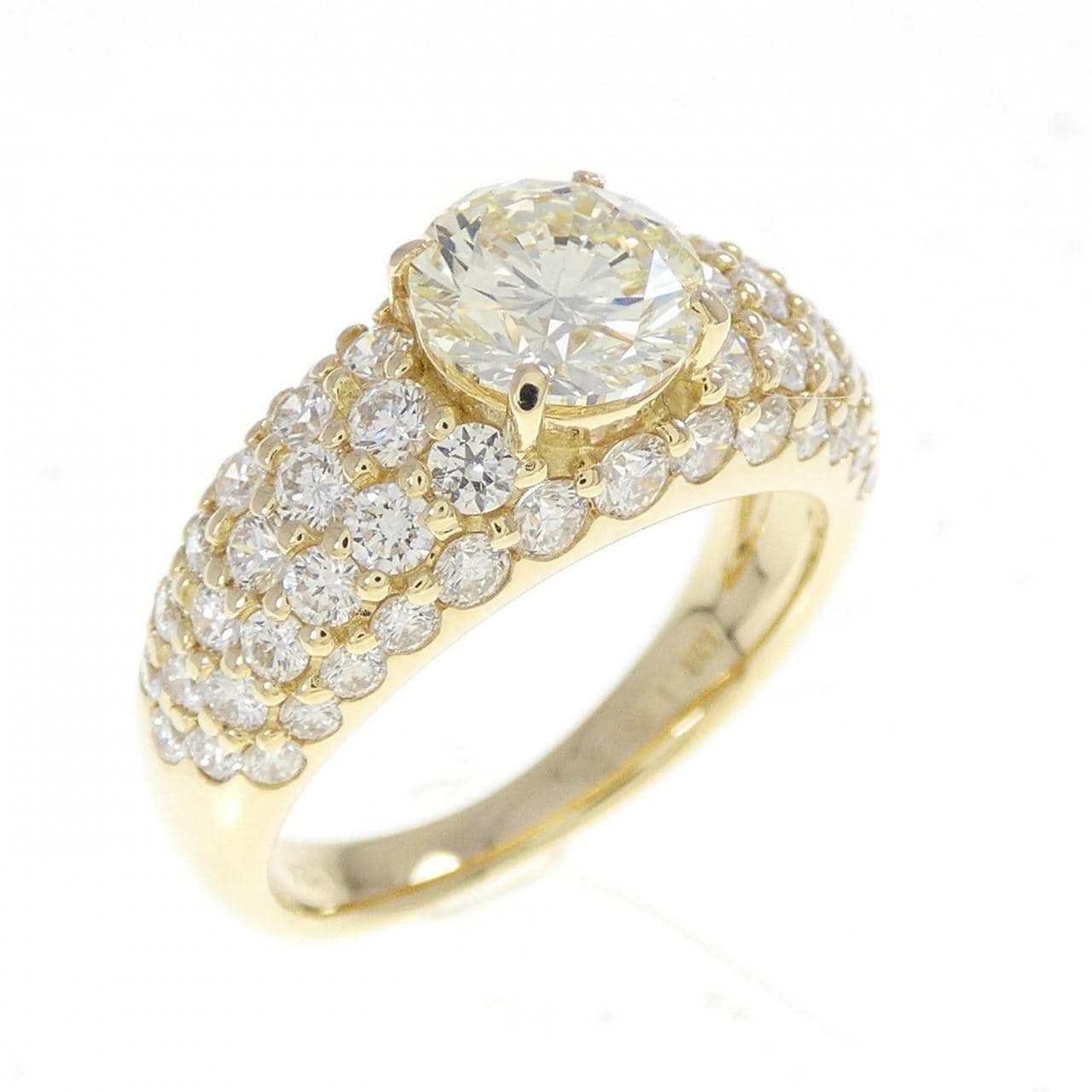 K18YG ダイヤモンド リング 1.007CT VLY VS2 Good