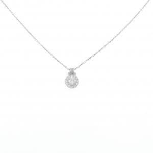 PT950 ダイヤモンド ネックレス 0.24CT D IF 3EXT