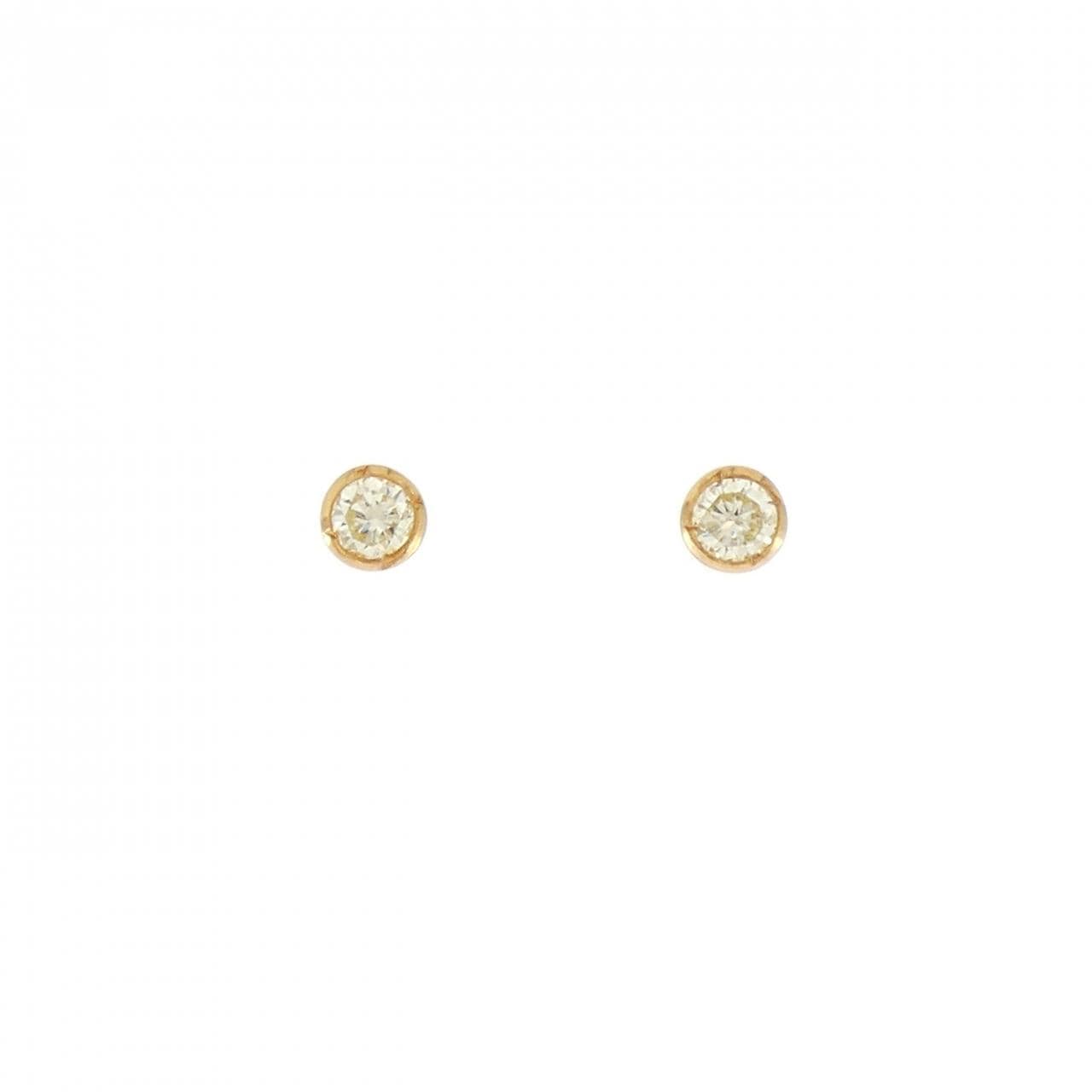K18YG ダイヤモンド ピアス 0.304CT