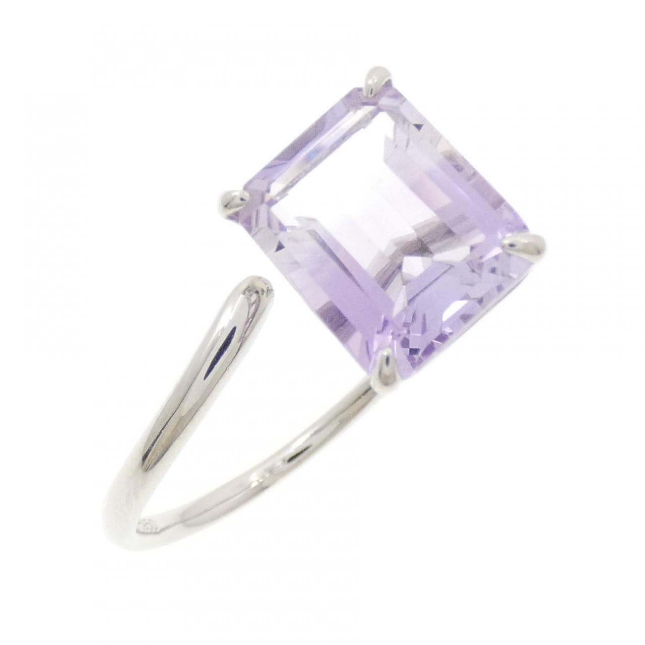 PT950 アメジスト リング 2.82CT
