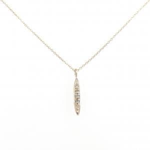 K18PG ダイヤモンド ネックレス 0.03CT