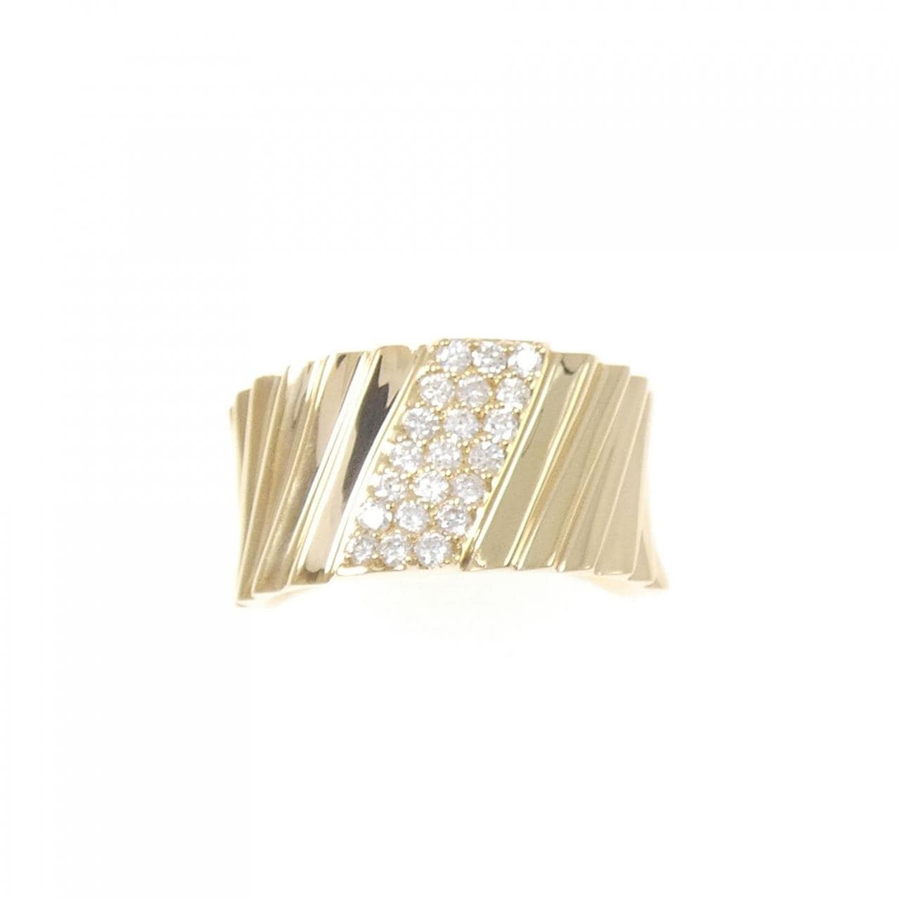 K18YG ダイヤモンド リング 0.28CT