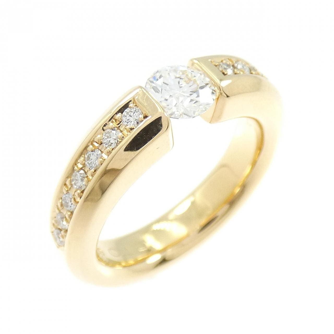K18YG ダイヤモンド リング 0.504CT