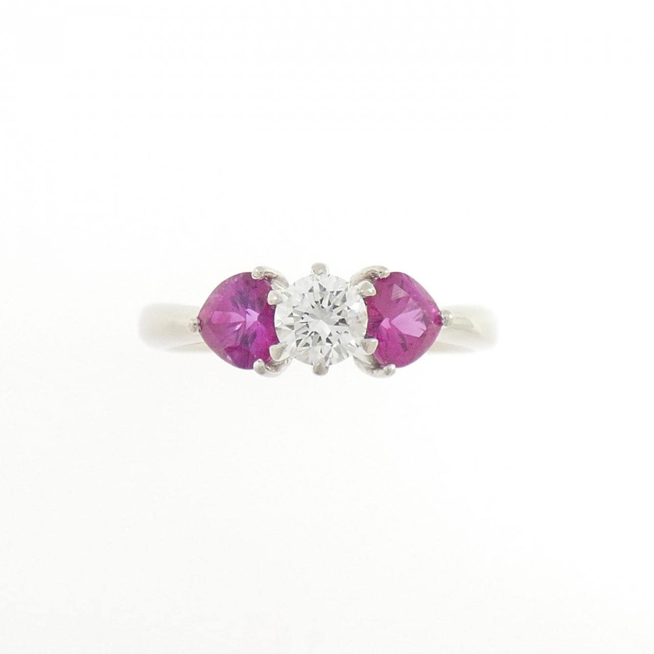 PT900 ルビー リング 0.907CT