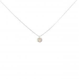 PT900/PT850 ソリティア ダイヤモンド ネックレス 0.30CT