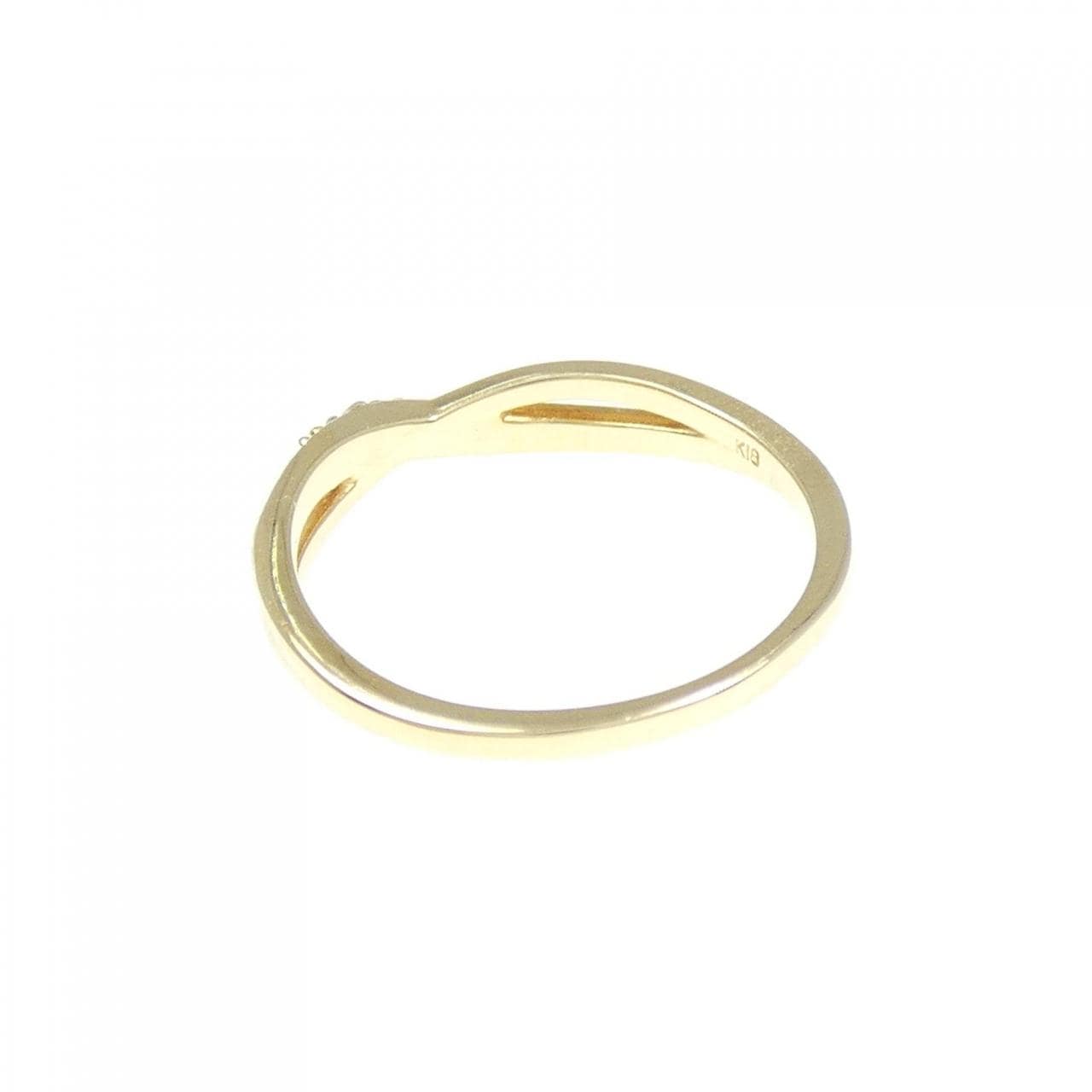 【新品】K18YG ダイヤモンド ピンキー リング 0.03CT