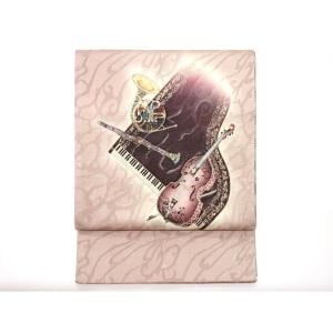 【未使用品】袋帯　友禅金彩加工