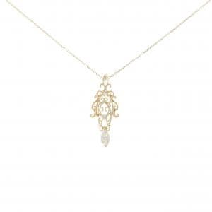K18YG ダイヤモンド ネックレス 0.35CT