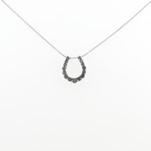 PT900/PT850 ホースシュー ダイヤモンド ネックレス 0.50CT