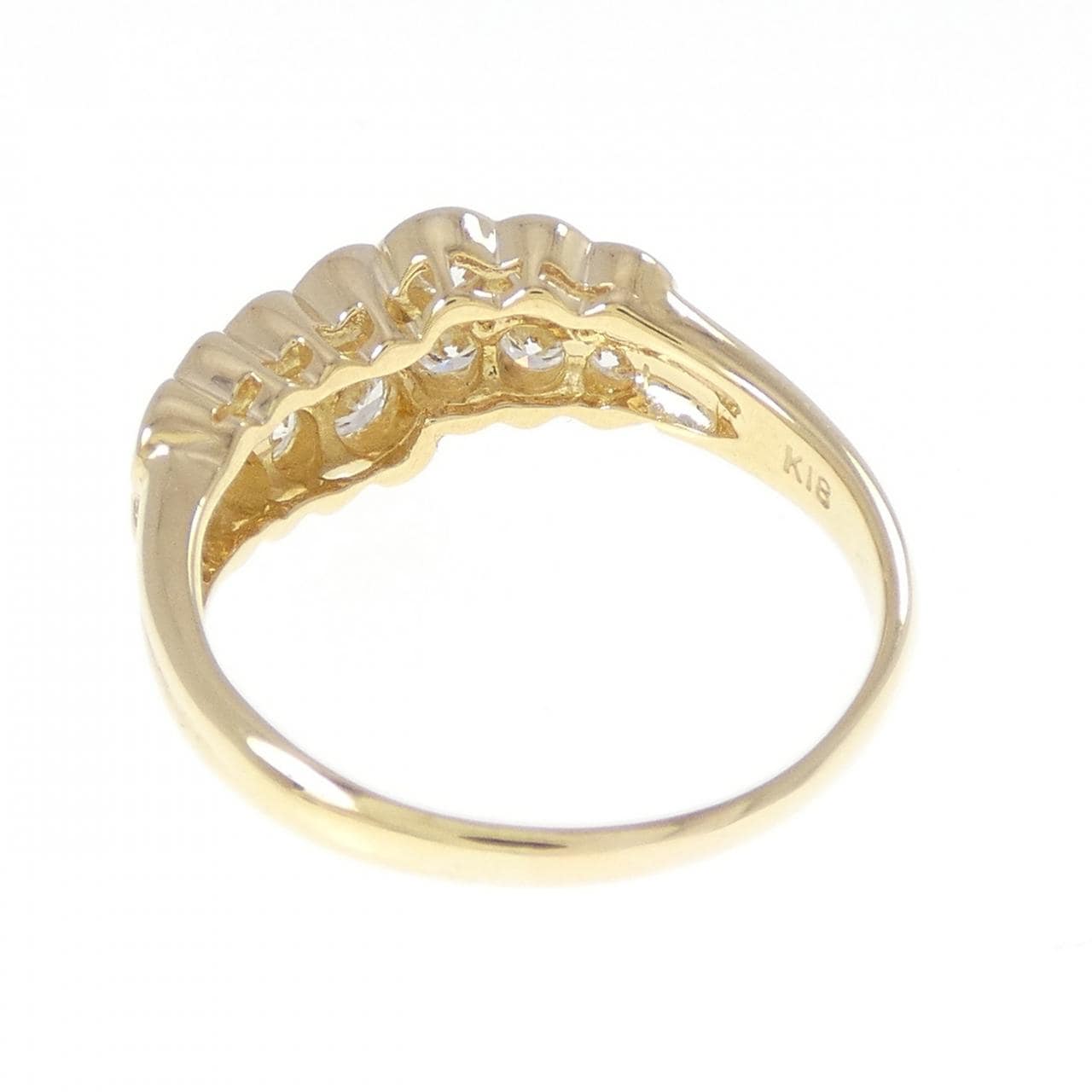 K18YG ダイヤモンド リング 1.00CT