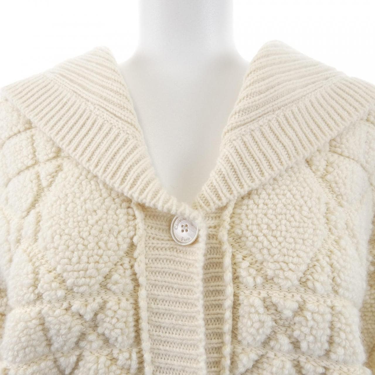 クリスチャンディオール CHRISTIAN DIOR マクロカナージュ MACROCANNAGE 514G14A3400 カーディガン