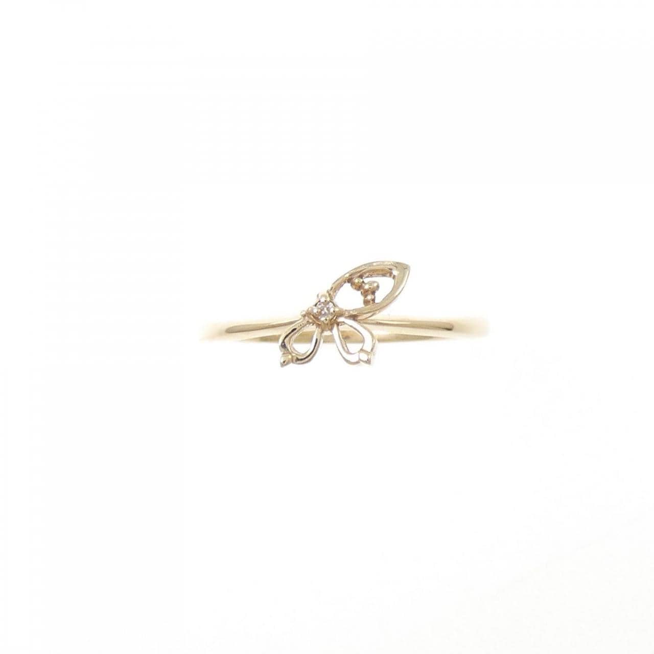 アガット ダイヤモンド リング 0.06CT