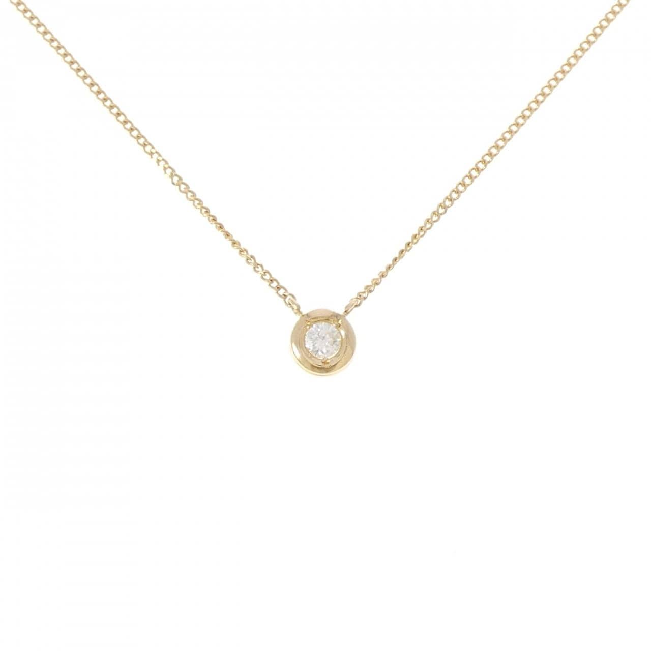 K18YG ダイヤモンド ネックレス 0.1CT