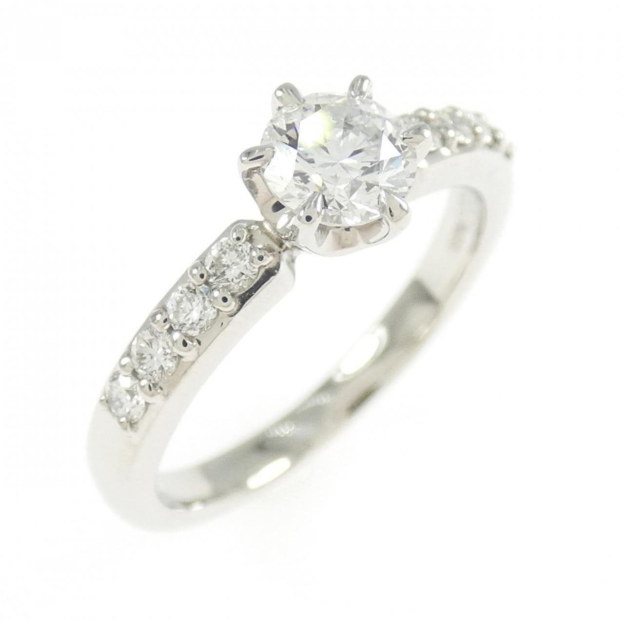 PT950 ダイヤモンド リング 0.408CT E SI2 VG