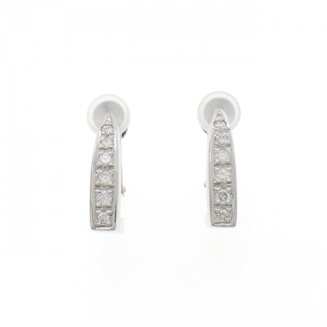 PT900 ダイヤモンド イヤリング 0.18CT