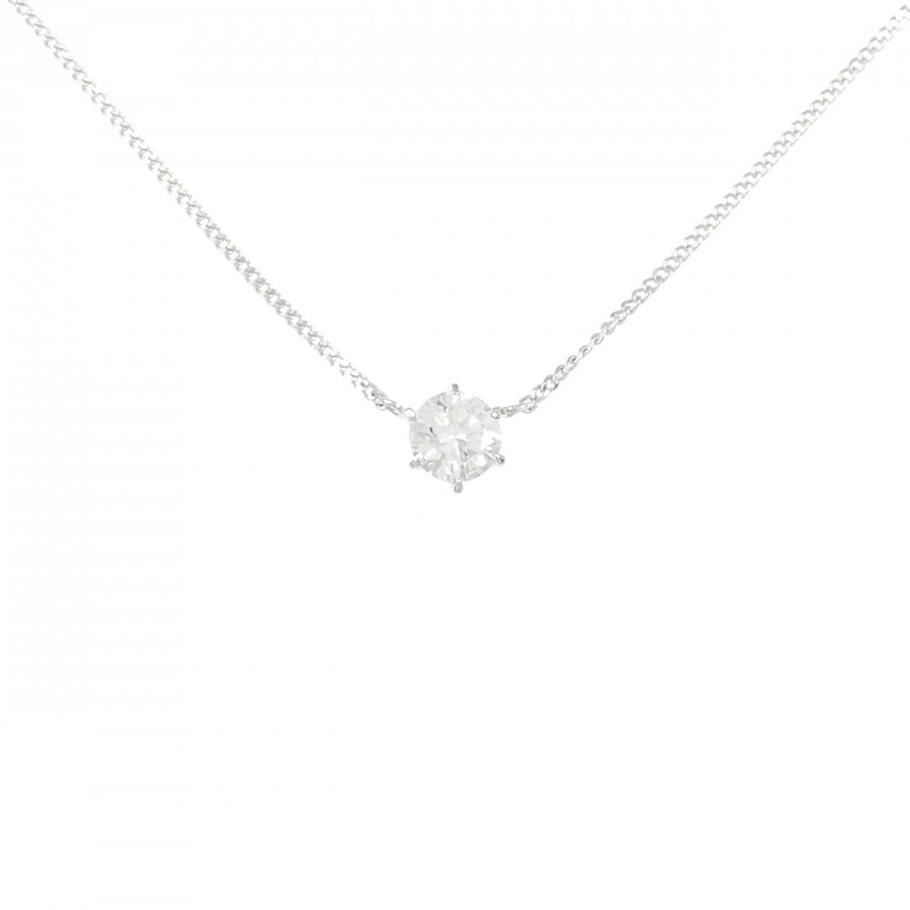 PT850 ソリティア ダイヤモンド ネックレス 0.49CT