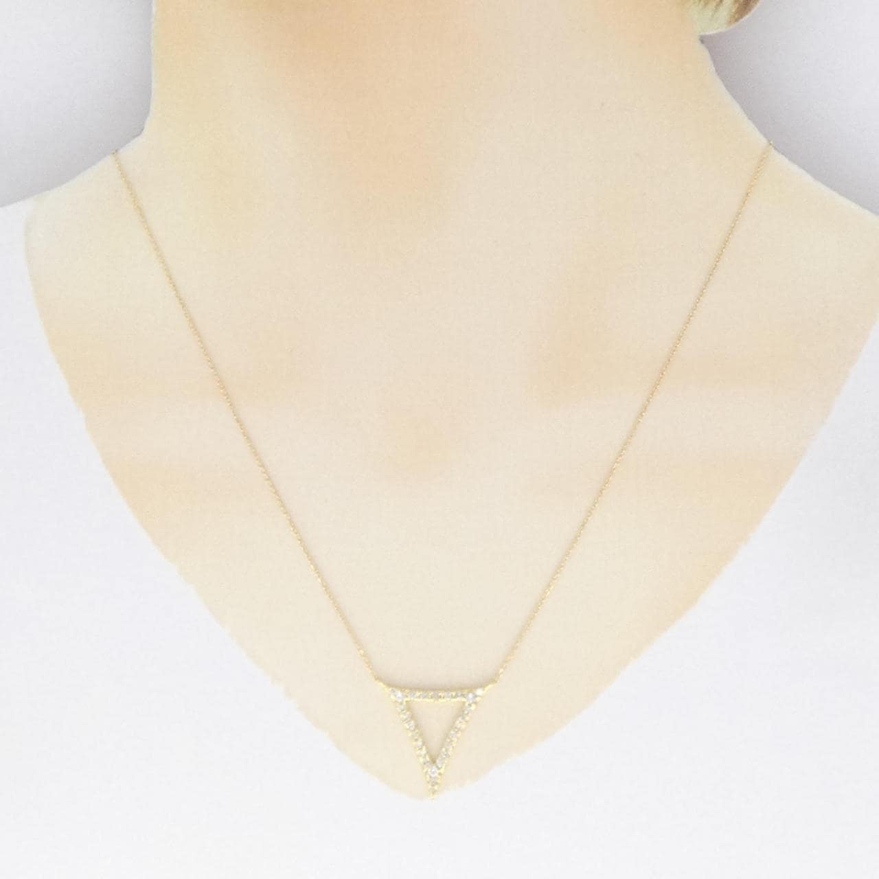 K18YG ダイヤモンド ネックレス 0.50CT