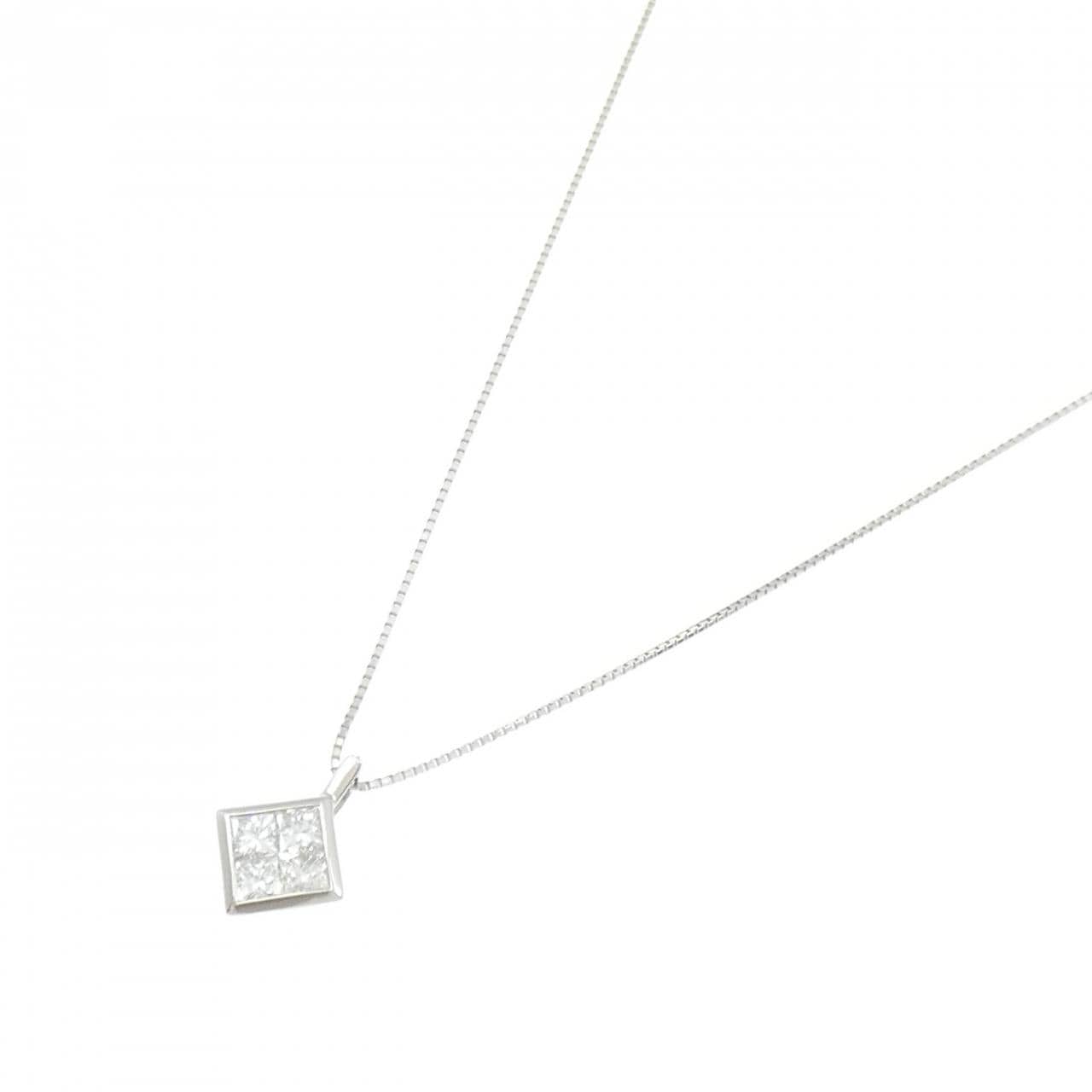 PT900/PT850 ダイヤモンド ネックレス 0.80CT