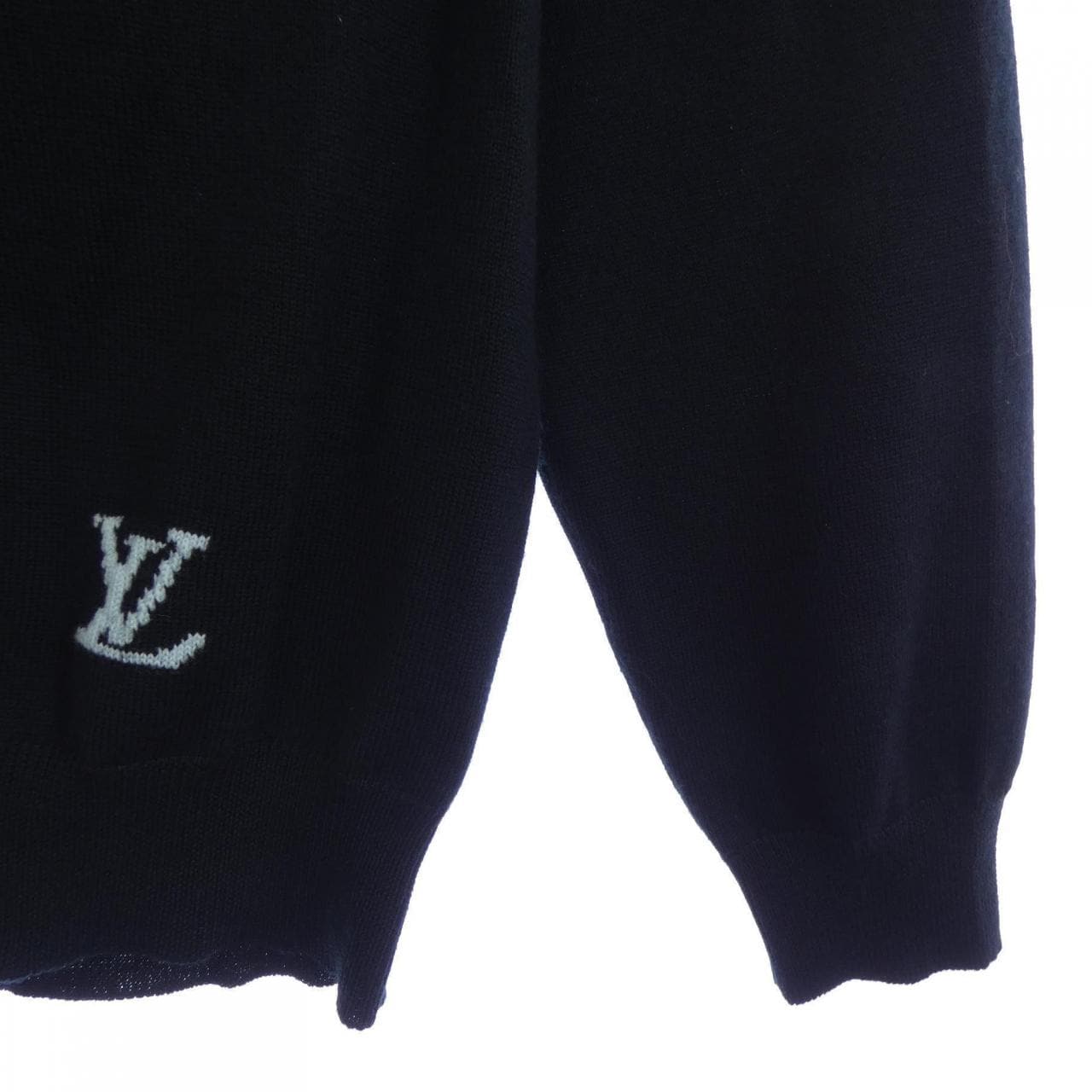 ルイヴィトン LOUIS VUITTON グラフィックロングスリーブニットポロ HON02WSQ3 ポロシャツ