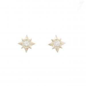 【リメイク】K10YG ダイヤモンド ピアス 0.14CT