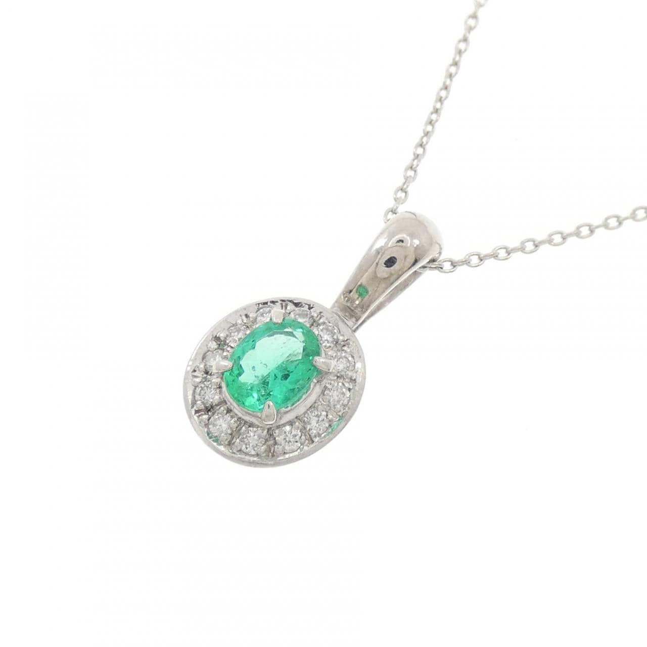 コメ兵｜PT900/PT850 エメラルド ネックレス 0.37CT｜ジュエリー