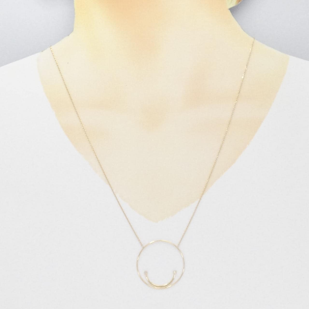 エナソルーナ ダイヤモンド ネックレス 0.03CT