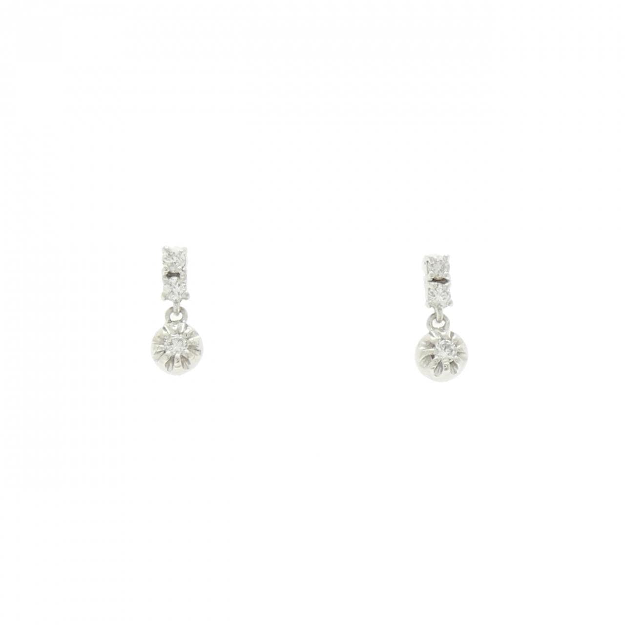 スタージュエリー ダイヤモンド ピアス 0.08CT