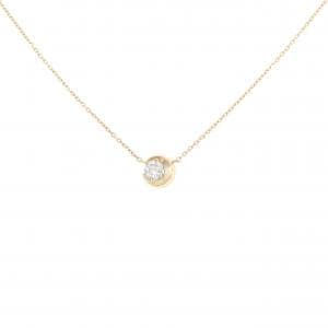 スタージュエリー ムーンセッティング ネックレス 0.17CT