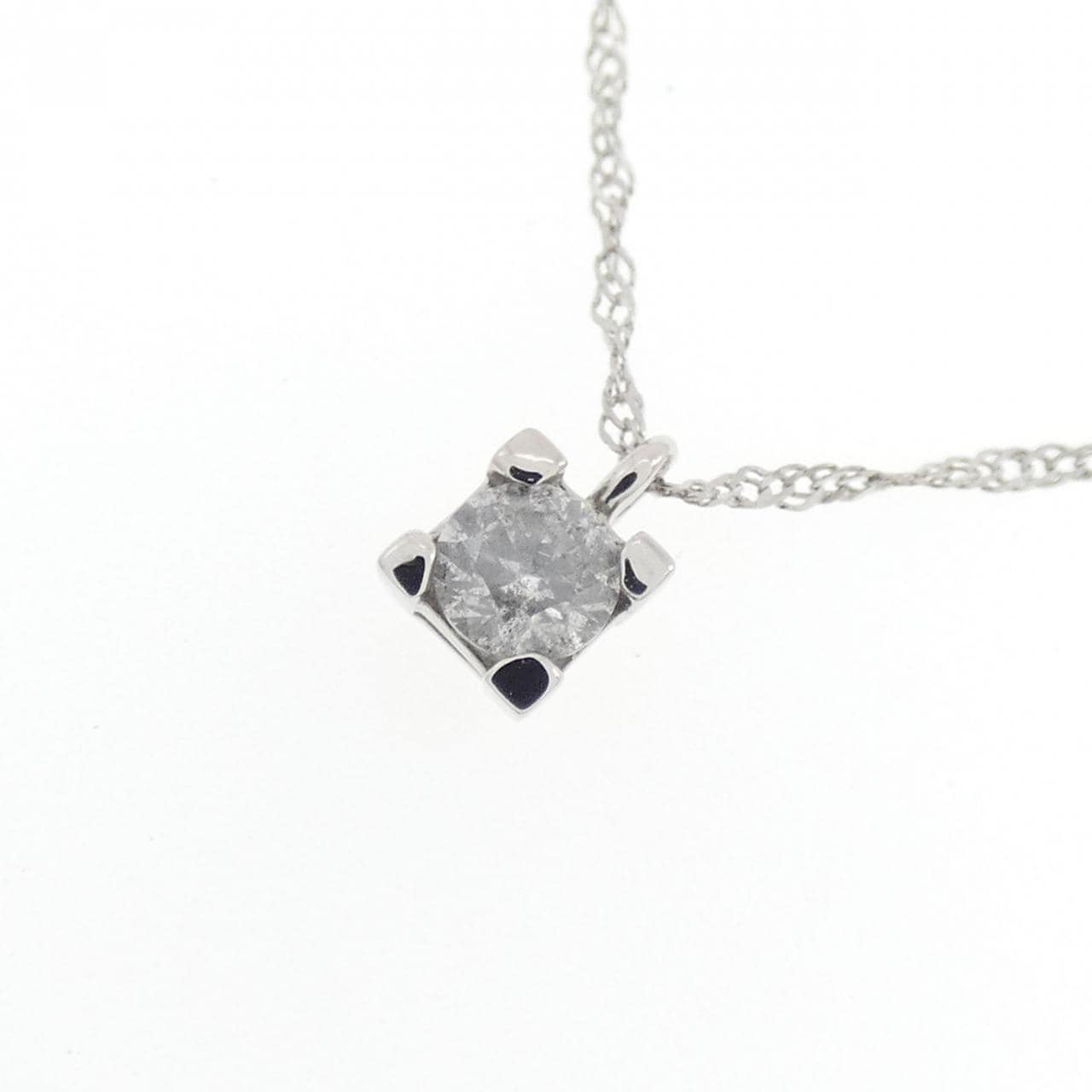 PT900/PT850 ダイヤモンド ネックレス 0.12CT