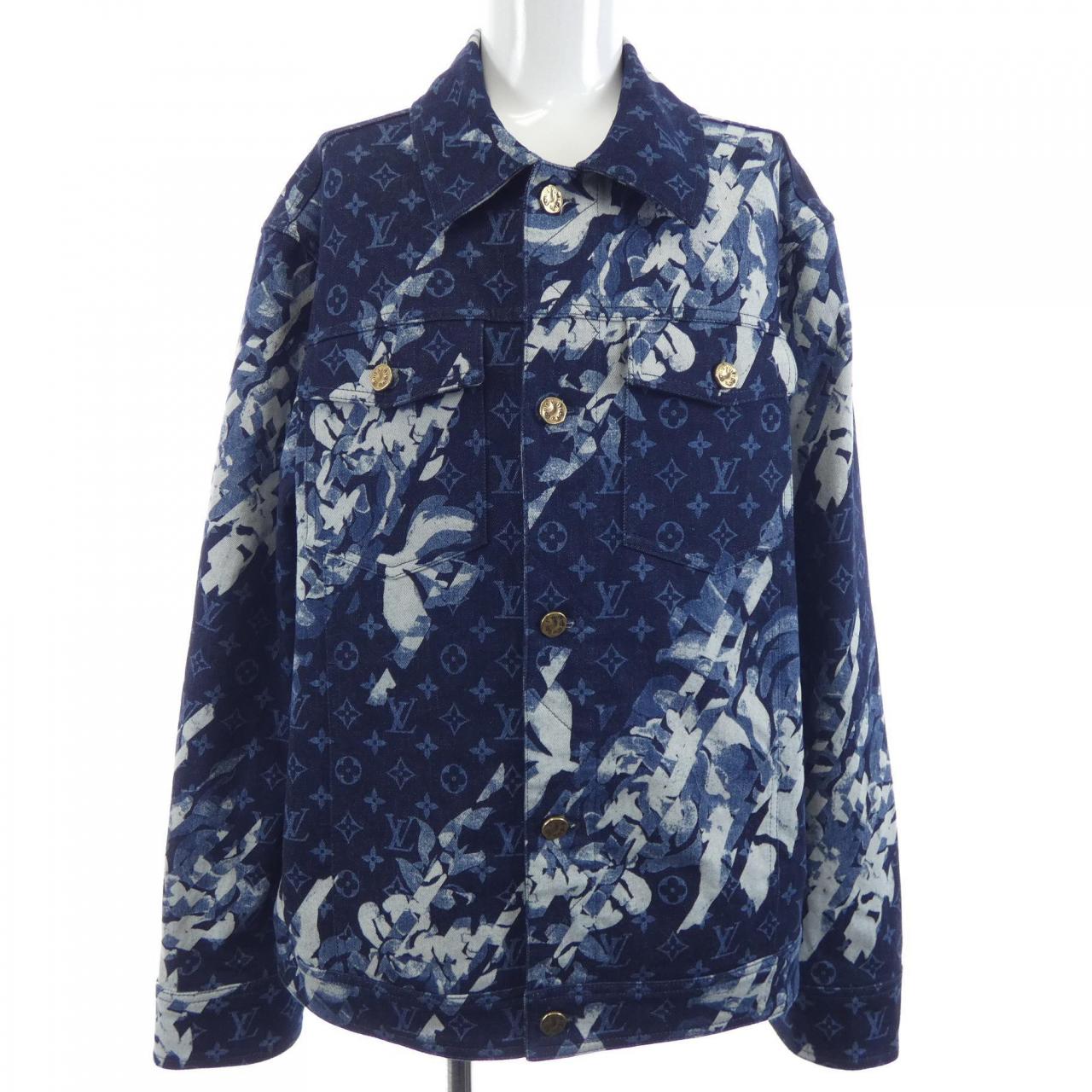 ルイヴィトン LOUIS VUITTON モノグラムプリンテッドデニムジャケット HQA01WFSG デニムジャケット