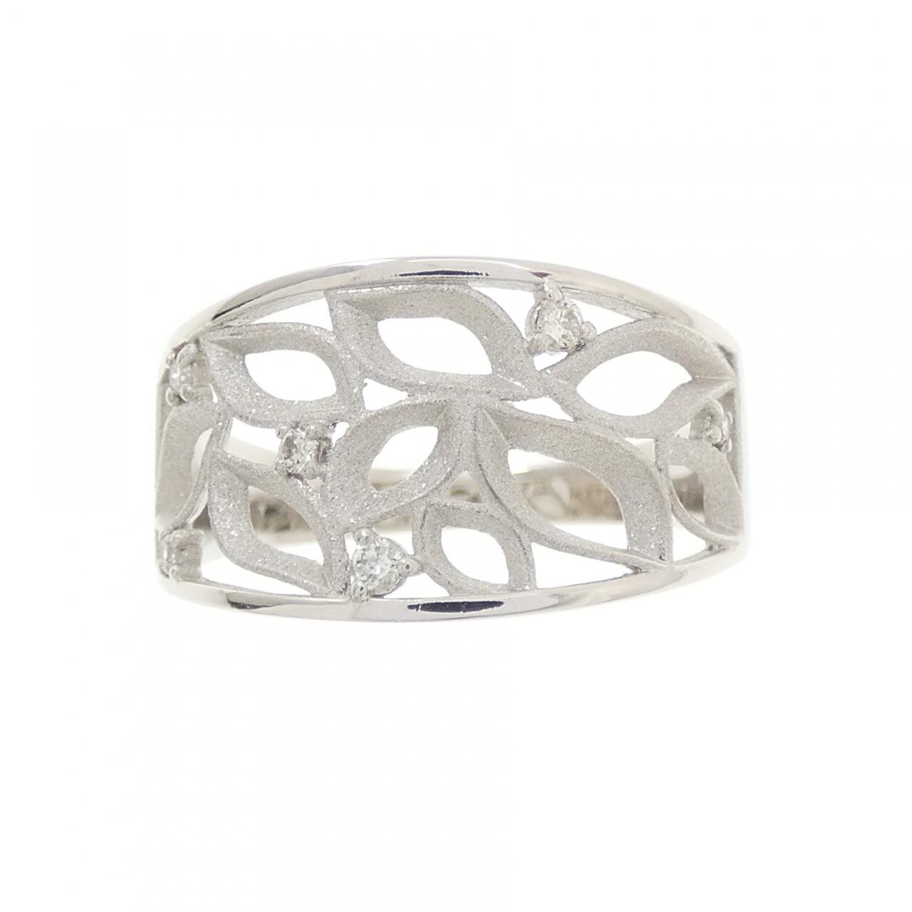 PT950 ダイヤモンド リング 0.06CT