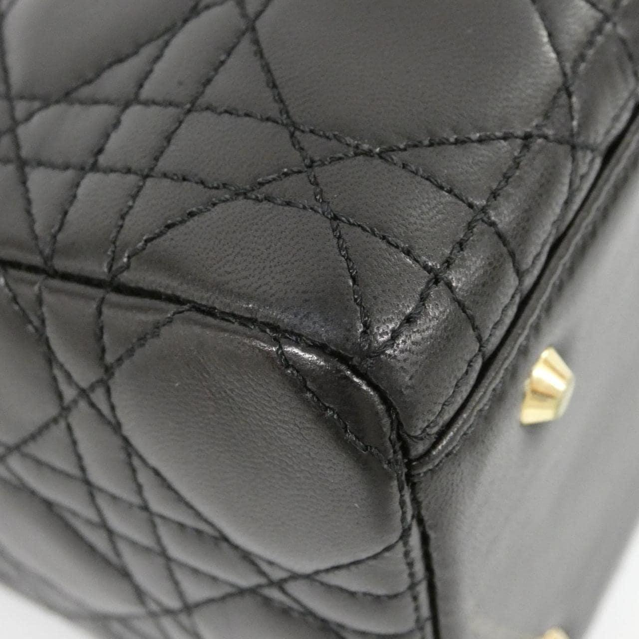 【ヴィンテージ】クリスチャンディオール レディ ディオール ミディアム CAL44550 バッグ